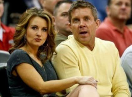 Skylene Montgomery with her husband Sean Payton at an event.